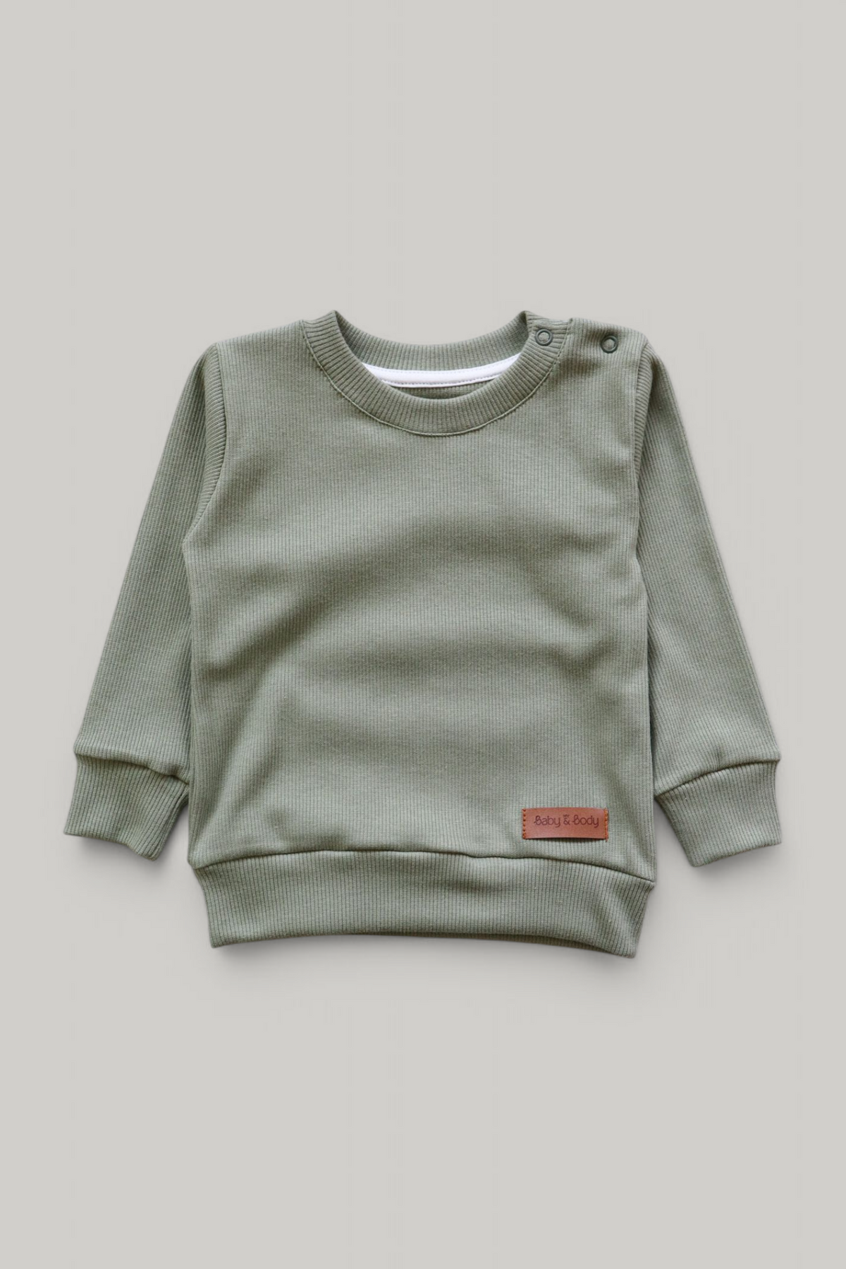 Blusa Manga Longa Canelada - Verde Pistache